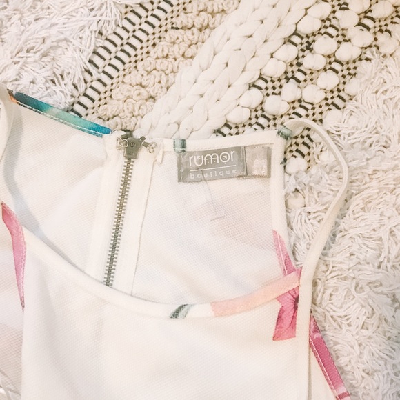 LF Rumor Boutique Tropical Floral Cutout Dress - Picture 4 of 6